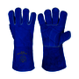 Tillman® X-Small 15" Blue Slightly Select Shoulder Split Cowhide Cotton/Foam Lined Stick Welders Gloves