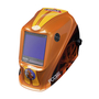 Lincoln Electric® VIKING™ 3350 Series Orange/Black/Yellow Welding Helmet With 3.74" x 3.34" Variable Shades 5 - 13 Auto Darkening Lens 4C® Lens Technology
