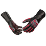 Lincoln Electric® 2X 16" Black And Red Cowhide Kevlar®/Cotton Lined MIG Welders Gloves