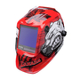 Lincoln Electric® VIKING™ 3350 Series Red Welding Helmet With 3.74" x 3.34" Variable Shades 5 - 13 Auto Darkening Lens 4C® Lens Technology