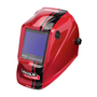 Lincoln Electric® VIKING™ 3350 Series Red/Black Welding Helmet With 3.74" x 3.34" Variable Shades 5 - 13 Auto Darkening Lens 4C® Lens Technology