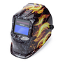 Lincoln Electric® VIKING™ 1740 Series Black/Yellow/Orange Welding Helmet With 3.78" x 1.67" Variable Shades 9 - 13 Auto Darkening Lens 4C® Lens Technology