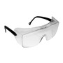 3M™ OX™ Black Safety Glasses With Clear Anti-Fog/Anti-Scratch Lens