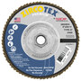 FlexOVit® ZIRCOTEX® 6" X 5/8" - 11 60 Grit Type 27 Spin-On Flap Disc