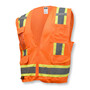 Radians X-Large Hi-Viz Orange And Hi-Viz Green RADWEAR® Polyester/Mesh Vest
