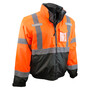 Radians X-Large Hi-Viz Orange And Black RADWEAR® Weatherproof Polyester Oxford/DRW Jacket