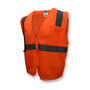 Radians X-Large Hi-Viz Orange RADWEAR® Polyester/Mesh Economy Vest
