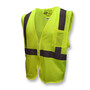 Radians 4X Hi-Viz Green RADWEAR® Self-Extinguishing Polyester/Mesh Economy Vest