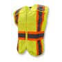 Radians X-Large - 2X Hi-Viz Green And Hi-Viz Orange RADWEAR® Polyester/Mesh Vest