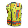 Radians Large Hi-Viz Green And Hi-Viz Orange RADWEAR® Polyester/Mesh Vest