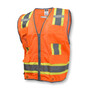 Radians Large Hi-Viz Orange And Hi-Viz Green RADWEAR® Polyester/Mesh Heavy Duty Vest