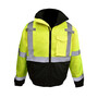 Radians 3X Hi-Viz Green And Black RADWEAR® Weatherproof Polyester Oxford/Polyurethane Jacket