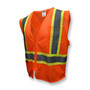 Radians X-Large Hi-Viz Orange And Hi-Viz Green RADWEAR® Polyester/Mesh Economy Vest
