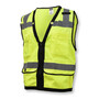 Radians Small Hi-Viz Green RADWEAR® Polyester/Mesh Heavy Duty Vest
