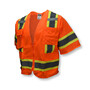 Radians X-Large Hi-Viz Orange And Hi-Viz Green RADWEAR® Polyester/Mesh Vest