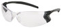 MCR Safety® Backdraft® Black Safety Glasses With Clear MAX6™ Anti-Fog Lens