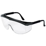 MCR Safety® Stratos® Black Safety Glasses With Clear Duramass® Hard Coat Lens