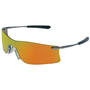 MCR Safety® Rubicon® Gray Safety Glasses With Fire Mirror Duramass® Hard Coat Lens