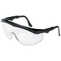MCR Safety® Tomahawk® Black Safety Glasses With Clear Duramass® Hard Coat Lens