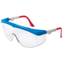 MCR Safety® Tomahawk® Blue Safety Glasses With Clear Duramass® Hard Coat Lens