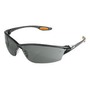 MCR Safety® Law® 2 Gray Safety Glasses With Gray Duramass® Hard Coat Lens