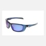 MCR Safety® USS Defense® Black Safety Glasses With Blue Diamond Mirror MAX36™ Mirrored/Polarized/Anti-Scratch Lens