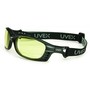 Honeywell Uvex Livewire® Black Safety Glasses With Amber HydroShield® Lens