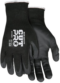 MCR Safety Large Cut Pro® 10 Gauge High Performance Polyethylene - Hypermax® / Steel Cut Resistant Gloves With Nitrile Coated Palm and Fingertips