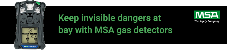 Keep invisible dangers at bay with MSA gas detectors