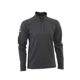 National Safety Apparel Women's 16" X 30" Black POLARTEC® POWER GRID™ Fleece Flame Resistant Sweatshirt