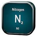 Stylized icon for Nitrogen