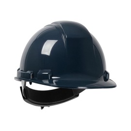 Protective Industrial Products Royal Blue Whistler™ HDPE Non-Vented Cap Style Hard Hat With Wheel Ratchet/4 Point Nylon Webbing Cradle Suspension