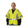 Protective Industrial Products X-Large Hi-Viz Yellow Mesh/Modacrylic Vest