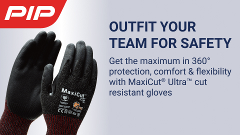 PIP. Get the maximum in 360° protection, comfort & flexibility with MaxiCut® Ultra™ cut resistant gloves. SHOP NOW.