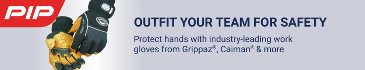 PIP. Protect hands with industry-leading work gloves from Grippaz®, Caiman® & more.