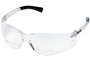 MCR Safety® BearKat® Magnifier 2 Diopter Clear Safety Glasses With Clear Duramass® Hard Coat Lens