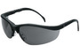 MCR Safety® Klondike® Black Safety Glasses With Gray Duramass® Hard Coat Lens