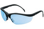 MCR Safety® Klondike® Black Safety Glasses With Light Blue Duramass® Hard Coat Lens