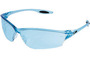 MCR Safety® Law® 2 Blue Safety Glasses With Light Blue Duramass® Hard Coat Lens