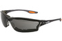 MCR Safety® Law® 3 Gray Safety Glasses With Gray UV Anti-Fog Lens