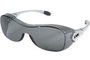 MCR Safety® Law® OTG Gray Safety Glasses With Gray Duramass® Anti-Fog Lens