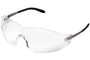 MCR Safety® Blackjack® Clear Safety Glasses With Clear Duramass® Hard Coat Lens
