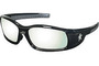 MCR Safety® Swagger® Black Safety Glasses With I/O Clear Mirror UV Anti-Fog Lens