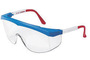 MCR Safety® Stratos® Blue Safety Glasses With Clear Duramass® Hard Coat Lens