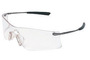 MCR Safety® Rubicon® Gray Safety Glasses With Clear UV Anti-Fog Lens