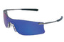MCR Safety® Rubicon® Gray Safety Glasses With Emerald Mirror Duramass® Hard Coat Lens