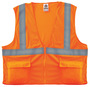 Ergodyne Large/X-Large Orange GloWear® 8220Z Polyester Mesh Vest