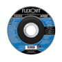 FlexOVit® 5" X 1/8" X 5/8" - 11 HIGH PERFORMANCE™ 24 - 30 Grit Aluminum Oxide Grain Type 27 Spin-On Depressed Center Grinding Wheel
