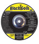 FlexOVit® 9" X 1/4" X 5/8" - 11 Black Gold® 20 Grit Zirconia/Ceramic Grain Type 27 Spin-On Depressed Center Grinding Wheel