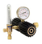 Harris® Model 6-CD-100SCFH-CGA320 Heavy Duty Two Stage High Capacity CO2 Carbon Dioxide Two Stage Flowmeter, CGA-320